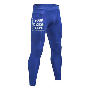 Custom Men's <b>Compression</b> Pants Personalized Zipper Pocket Baselayer Sports Tights Leggings - Product Image 5