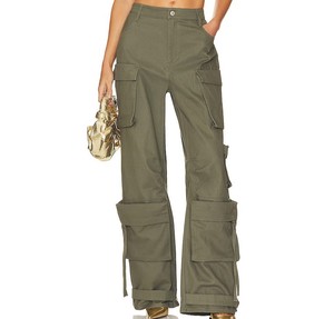 Pantalones Cargo Utilitarios para Mujer, Duraderos, Cómodos, con Múltiples Bolsillos, Casuales, a la Moda, Fabricante Mayorista, Jeans Modernos para Mujer - Product Image 2