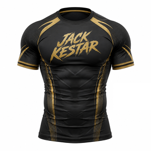 Premium Compression Shirt Jersey for Men Lightweight Breathable Gym Fitness Sports Training Wear OEM Custom Design Sportswear - Product Image 1