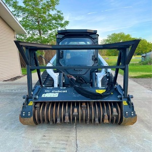 Used Bobcatts Skid Steer With Forestry <b>Mulcher</b> Good Condition High Efficiency Compact Machine with Engine for Sale - Product Image 4