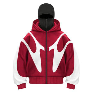 Hoodie personnalisé OEM à épaules tombantes, délavé à l'acide, avec demi-zip et capuche intégrale, effet soleil éclairé, vintage, en coton épais, coupe ample, style streetwear - Product Image 3