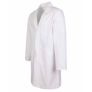 Blouse de laboratoire unisexe sans couture en tissu personnalisé de haute qualité, respirante, en coton, uniforme de médecin, tenue professionnelle d'hôpital - Product Image 3