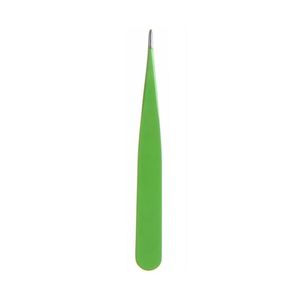 Pink Strip Eyelash <b>Applicator</b> Tool High Quality Lash Tech Tweezers Dolphin Shape Isolation Slim Head Precision Curved Tweezers - Product Image 4
