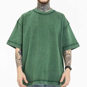Camisetas de Hombre con Lavado Ácido Personalizadas para la Nueva Temporada 2026, Camisetas de Manga Corta Unisex 100% Algodón con Lavado Ácido - Product Image 1