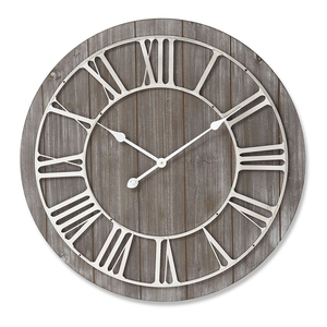 Trending Mechanical Metal <b>Wall</b> <b>Clock</b> with Needle Display Industrial Design Antique Style <b>Black</b> Color for Living Room Home Office - Product Image 6
