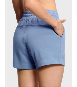 Pantalones Cortos Casuales para Hombre, Corte Clásico, 100% Algodón, Cintura Elástica, Antiarrugas, Multibolsillos, Color Personalizado Bordado - Product Image 5