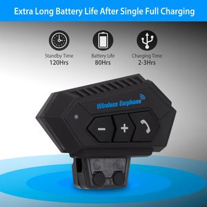 Sistema di Comunicazione Portatile con Cuffie e Altoparlanti Wireless per Casco Moto - Product Image 6