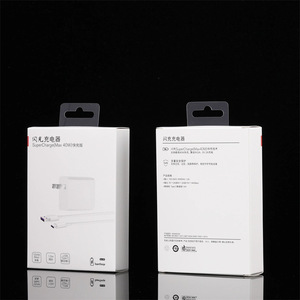 Cajas de cartón personalizadas para productos electrónicos, cables USB, accesorios para cajas de carga - cajas de cartón negras. - Product Image 5