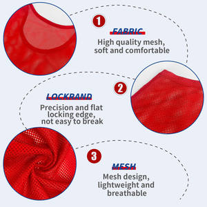 Maillots d'entraînement 100 % polyester, logo personnalisé, légers, unisexes, pour adultes, pour le football et les sports. - Product Image 4