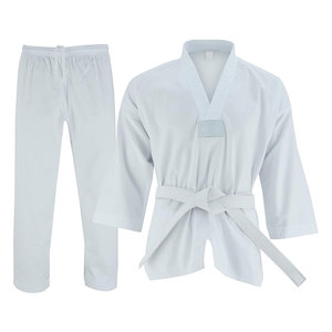 Uniforme de Taekwondo Classique pour Hommes, Tissu Respirant, Logo Personnalisable sur le Devant, Idéal pour l'Entraînement Scolaire et en Club - Product Image 1