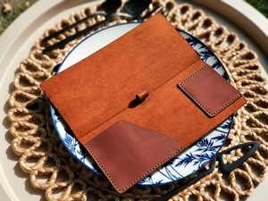 Porte-Comptes en Cuir Véritable Multi-Poches pour Restaurant, Présentoir Double pour Factures et Reçus LBH-0093 - Product Image 6