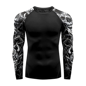 Camiseta Deportiva de Compresión Elástica de Manga Larga para Hombre, Fabricante Profesional - Product Image 4