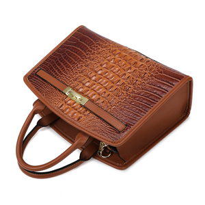 Sacs à main en cuir durables avec fermeture sécurisée en métal, résistants aux rayures, logo personnalisé, pour transporter des documents, voyages de week-end, usage quotidien - Product Image 3
