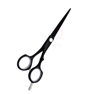 Professional Black Coated Straight <b>Hair</b> <b>Cutting</b> <b>Scissors</b> | Extra Sharp Stainless Steel Right-Handed Barber Shears <b>for</b> Salon - Product Image 2