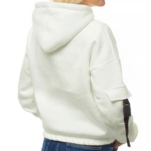 Sweat-shirts à capuche en molleton personnalisés de haute qualité pour femmes, sweats-shirts décontractés à capuche unis - Sweat-shirt léger et confortable pour l'hiver - Product Image 6