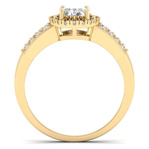 REYES High Quality 925 Sterling Silver Oval Cut 1.74Ct Moissanite Engagement Ring Luxury Wedding Party Wear Jewelry for Her - Product Image 4