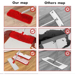 Mop in Microfibra per Pulizia Pavimenti con 4 Panni Sostituibili Lavabili, Scopa per Polvere per Pavimenti in Legno, Facile da Usare - Product Image 2