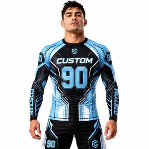 MMA <b>Compression</b> <b>Shirt</b> <b>Men</b> Workout Skinny Stretch Suit Sports <b>Shirt</b> Fitness Body <b>Shirt</b> <b>Men</b> Rash Guard Top selling - Product Image 4
