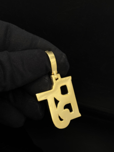 The Ice Legacy Men's Hip Hop Dollar Sign Iced Charm Pendant with Gold & Rose Gold Plating Diamond Accents-Gift for Parties - Product Image 5