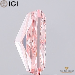 เพชร CVD ผลิตในห้องปฏิบัติการ พร้อมใบรับรอง IGI น้ำหนัก 2.50 กะรัต สีชมพูสดใส ระดับความสะอาด VVS2 รูปทรงเรเดียนท์ สำหรับแหวนหรือจี้ - Product Image 4