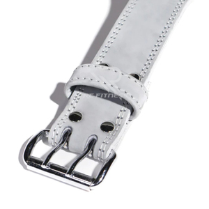 Ceinture de musculation en cuir suédé en gros, personnalisable avec logo, double boucle, pour entraînement et soulevé de terre - Product Image 4
