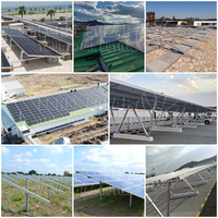 Colliers de fixation solaires en alliage d'aluminium anodisé Egret pour rails solaires de toiture et de carport