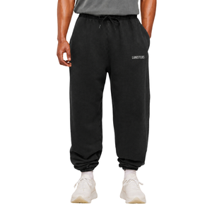 Customized <b>Men</b> Zipper Pocket Track <b>Trouser</b> Relaxed Fit <b>Drawstring</b> Waist Cuffed Logo Pants OEM Apparel Factory Wholesale Supplier - Product Image 1