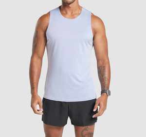 Custom Print <b>Plus</b> <b>Size</b> Gym Tank <b>Top</b> Oversized Men's Blank Cotton Knitted Eco-Friendly Quick Dry Streetwear Sleeveless T-Shirts - Product Image 1