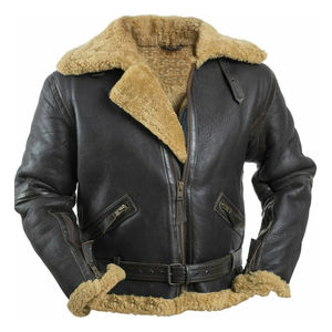 Hexiqon Wholesale Men's <b>B3</b> Canvas <b>Bomber</b> <b>Jacket</b> Breathable Quick Dry High Quality Winter RAF Flight <b>Jacket</b> - Product Image 1