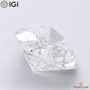 Coupe en forme de cœur parfaite 3.00 CT. Diamant CVD cultivé en laboratoire, couleur D, clarté VVS2, avec certificat IGI, pour une bague de fiançailles moderne - Product Image 5