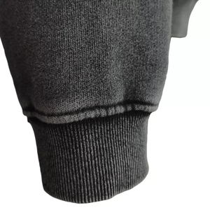Sweats à capuche unis délavés à l'acide, grande taille, poids lourd, pour hommes, modèle 2026, en vente - Product Image 3