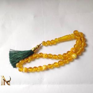 Tasbih de Resina de Calidad Premium con Forma de Búho, 99 Cuentas, Rosario Musulmán para Dhikr, Accesorios de Oración Islámica Hechos a Mano con Técnica de Fundición - Product Image 1