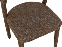Silla de Comedor Tapizada con Estructura Metálica Resistente, Diseño Contemporáneo con Respaldo Alto y Brazos, Tela de Microfibra, Ideal para Apartamentos Modernos
