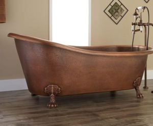 Bañera de cobre hecha a mano, bañera ovalada de lujo para decoración de baño moderno al mejor precio - Product Image 5