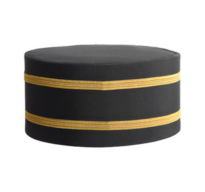 Gorra de Capítulo Negra Premium con Bordado Dorado, Insignia de Capítulo, Gorro Personalizado Bordado para Sacerdote Superior del Arco Real - Product Image 2