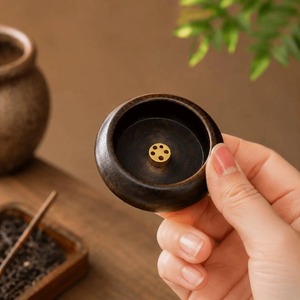 Handmade Wooden Incense Holder Stick Burner Natural Walnut Wood Ash Catcher Aromatherapy <b>Home</b> Decorative Meditation Accessories - Product Image 2