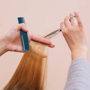 Lightweight High Quality Sharp Barber <b>Thinning</b> Shears Kit with <b>Mirror</b> Polish Stainless Steel Scissors Set Steel Handle Comb - Product Image 2