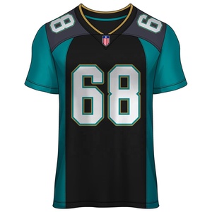 Personnalisation Football américain T Shirt Respirant Rugby Football Maillots Unisexe Personnalisé Mesh Football Américain Jersey pour hommes - Product Image 1