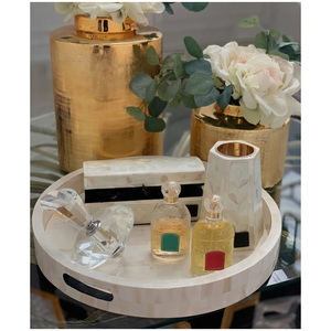 Juego de Incensario de Nácar Real con Copa de Acero Inoxidable, Soporte para Bakhoor Árabe, para Decoración del Hogar, Regalos, Uso en el Medio Oriente - Product Image 1