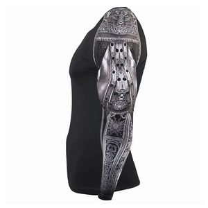 Ropa Deportiva de Primera Calidad, Unisex, Rashguard para MMA, Anti-UV, Transpirable, Colores/Logotipo Personalizados, Mangas Largas, Última Tendencia - Product Image 3