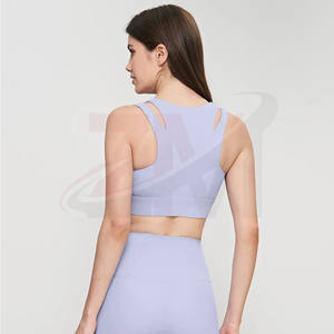 Ensemble de yoga 2 pièces pour femme, vêtements de sport haute élasticité et respirants, OEM&ODM, ensemble soutien-gorge de yoga doux et respirant pour femme - Product Image 2