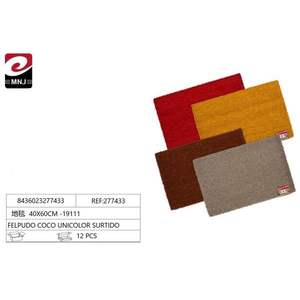 FELPUDO COCO UNICOLOR SURTIDO 40x60cm, Tapetes para Puerta, Alfombra de Coco Unicolor - Product Image 1