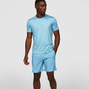Shorts de sport décontractés pour hommes, respirants, séchage rapide, taille élastique non tissée, service OEM personnalisé, motif uni pour adultes et garçons - Product Image 4