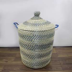 Artex Dong ตะกร้าเก็บของผักตบชวาสานสำหรับจัดระเบียบบ้านและกล่องเก็บของในครัว - Product Image 3