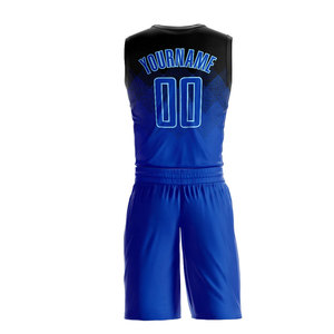 Conjunto de Camiseta de Baloncesto Sublimada Personalizada de Dos Tonos, Cuello Redondo, Sin Mangas, Absorbe la Humedad, Ropa Deportiva Unisex para Adultos - Product Image 2
