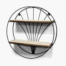 Elegantes Estantes Metálicos de Pared para Exhibición en la Sala de Estar - Product Image 2