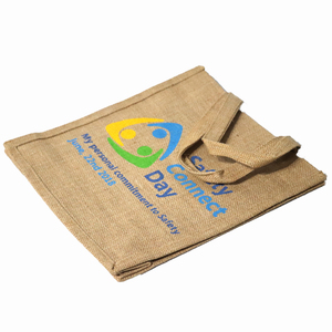 Bolsa de Yute Ecológica Impresa, 100% Algodón Orgánico, Bolsa de Yute para Compras, Fabricante en India - Product Image 1