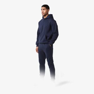 Chándal Deportivo con Capucha para Hombre, Transpirable, de Secado Rápido, Peso Medio, Poliéster/Algodón, Cintura Elástica, Puños Acanalados - Product Image 1