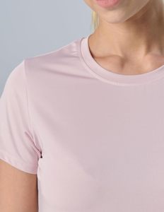 เสื้อยืดโยคะผู้หญิง STELLAR คอวี แขนสั้น ผ้าถักนิตติ้ง 100% ผ้าฝ้าย ใส่สบาย ซับเหงื่อ แห้งไว ดูแลรักษาง่าย ไม่ซีดจาง เหมาะสำหรับฤดูร้อน - Product Image 1