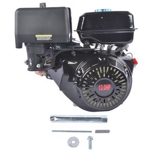 Motore a Benzina 13HP 389cc Nero con Albero Orizzontale, 4 Tempi OHV, Avviamento a Strappo ed Elettrico, per Go-Kart, Modello 168F - Product Image 1
